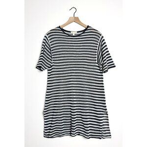 EILEEN FISHER Striped Short Sleeve Knit Tunic